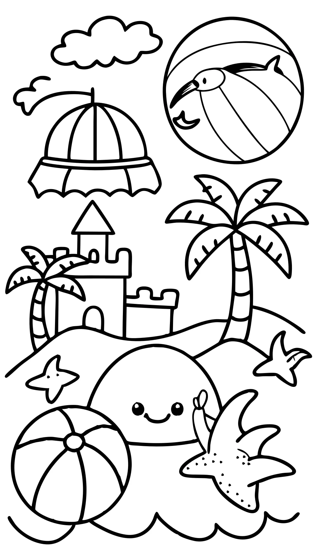 coloring pages for kids summer